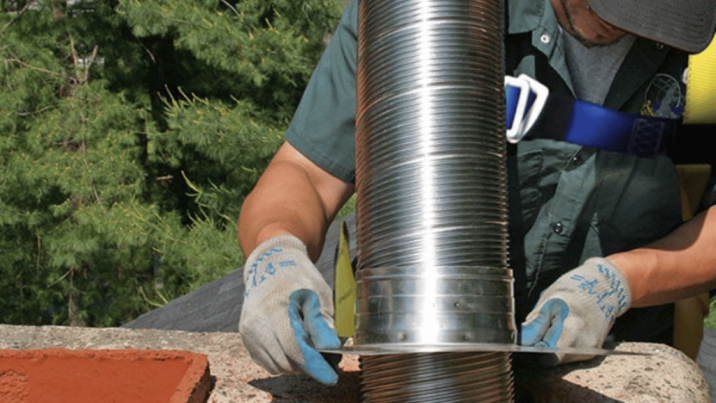 gas chimney liner installation Providence by 5 Star Chimney Service improving chimney venting and safety