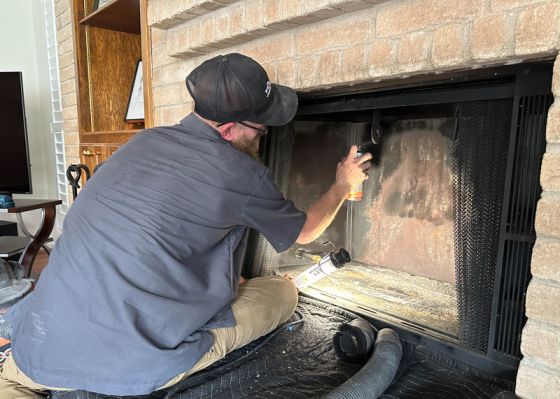 chimney cleaning services Nashua by 5 Star Chimney Service removing soot and creosote safely
