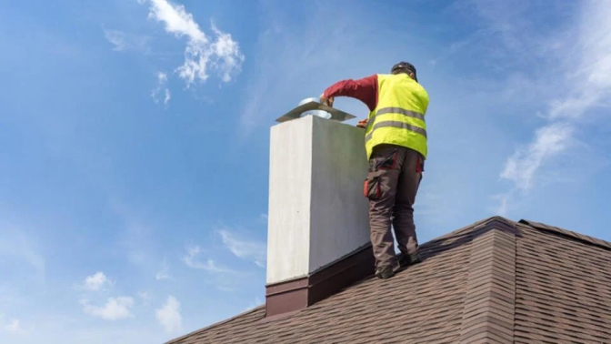 licensed chimney contractor Springfield by 5 Star Chimney Service repairing residential chimney safely