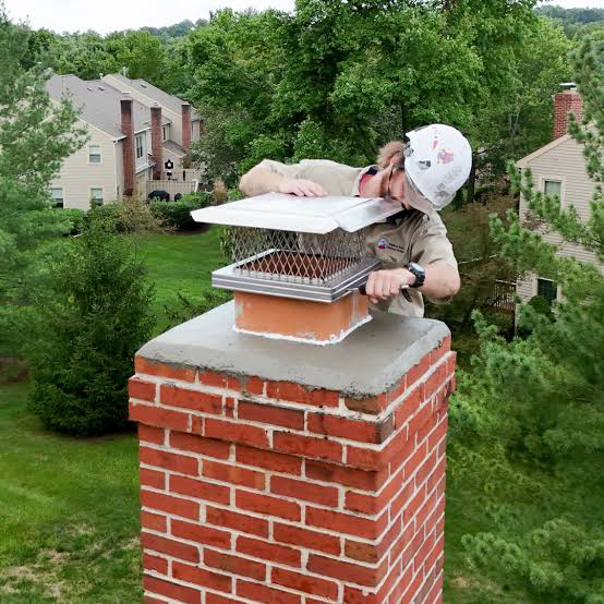 professional chimney cap installation in Andover MA protecting chimney from rain animals and debris