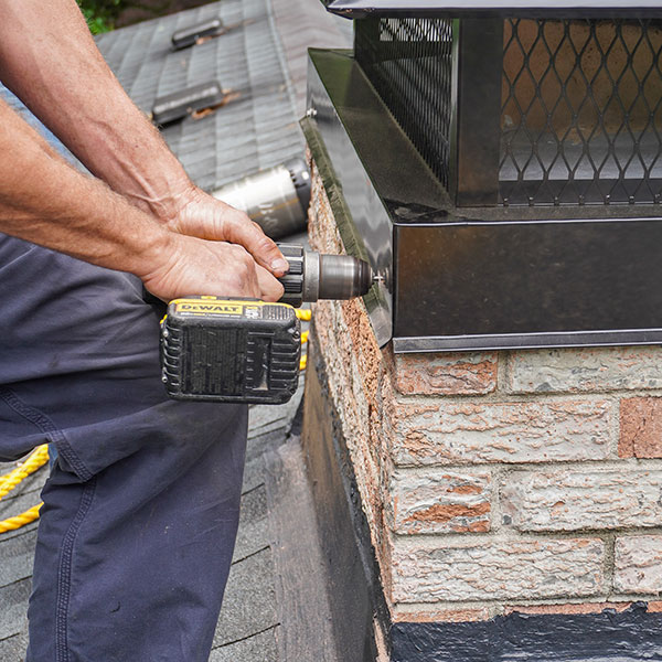 professional chimney flashing repair in Worcester preventing roof leaks and water damage around chimney structures